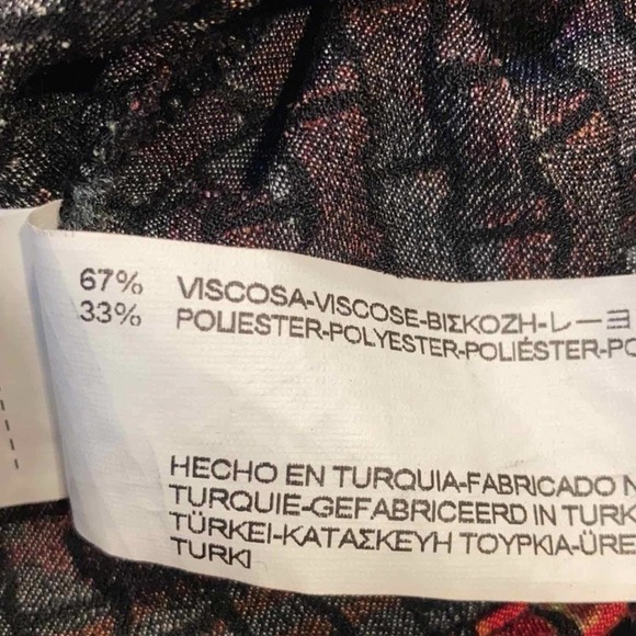 Zara Patchwork Print Midi Dress Size Medium - Picture 10 of 11